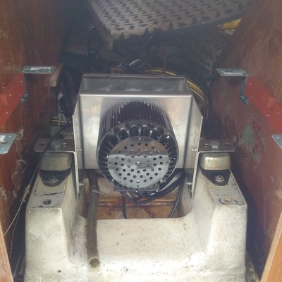 Motor installed